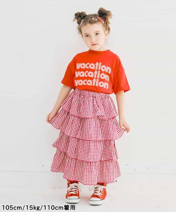 Japanese children's clothing p.prem#r letter print short-sleeved top 80-140cm boys/girls summer TOPS