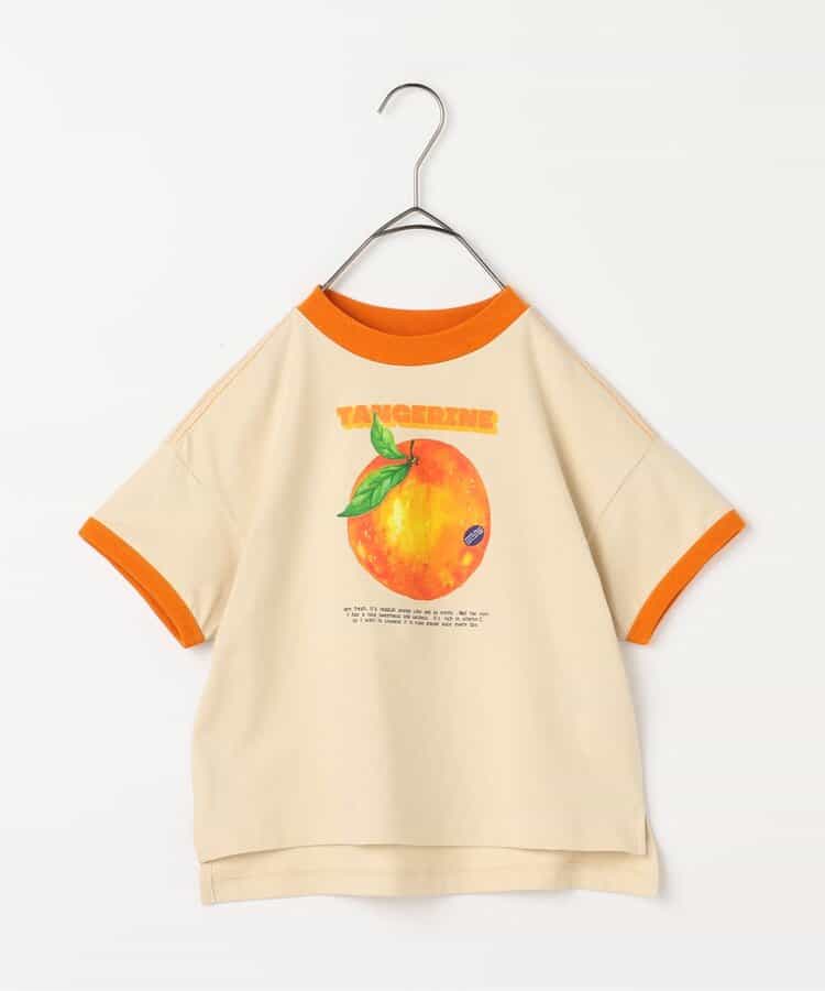 Japanese children's clothing p.prem#r fruit print top 80-140cm boys/girls summer TOPS