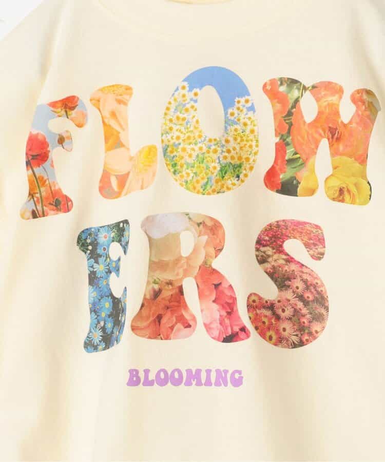 Japanese children's clothing p.prem#r FLOWERS printed tops 80-140cm boys/girls summer TOPS