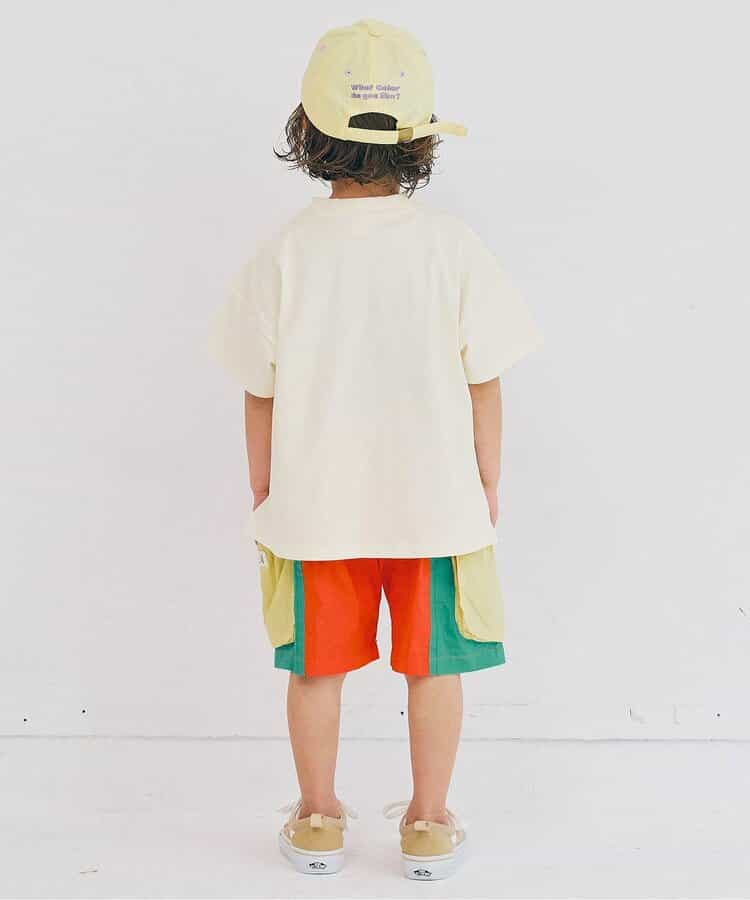 Japanese children's clothing p.prem#r FLOWERS printed tops 80-140cm boys/girls summer TOPS