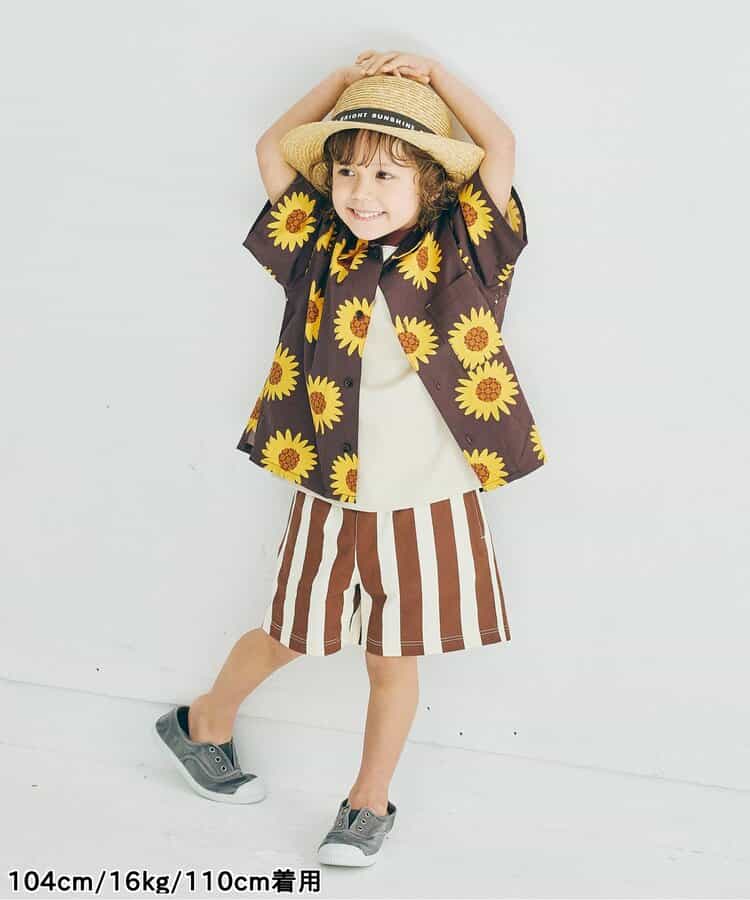 Japanese children's clothing p.prem#r letter print short-sleeved top 80-140cm boys/girls summer TOPS