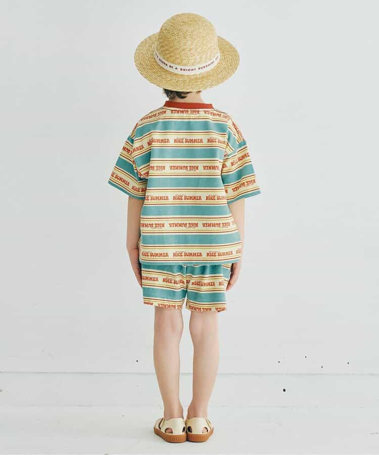 日本童裝 p.prem#r 間條短袖上衣 80-140cm 男童款 夏季 TOPS