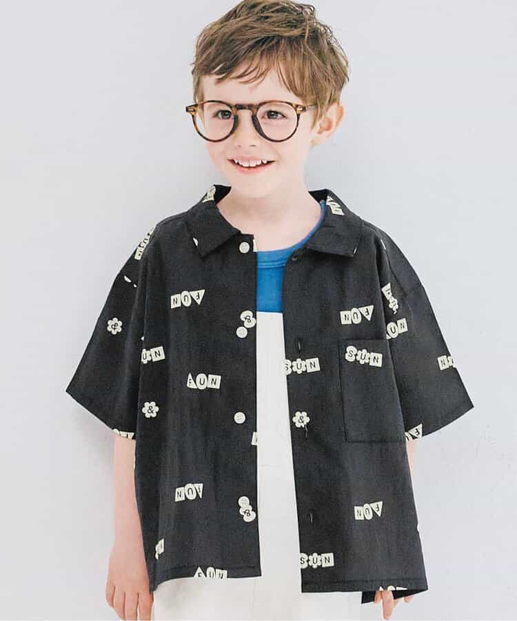 Japanese children's clothing p.prem#r summer shirt 80-140cm boys summer TOPS