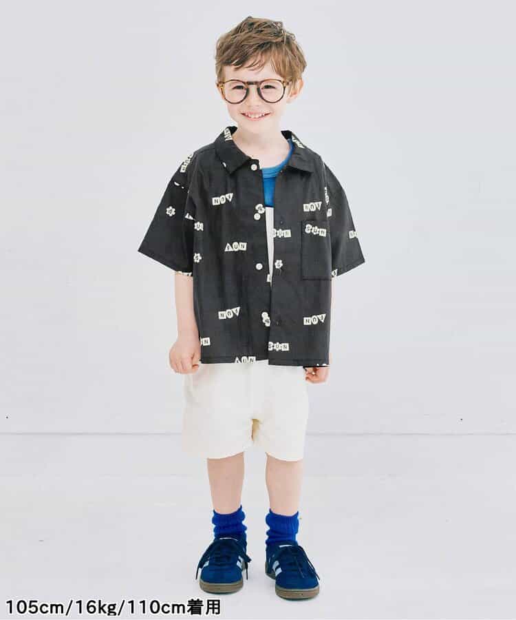 Japanese children's clothing p.prem#r summer shirt 80-140cm boys summer TOPS