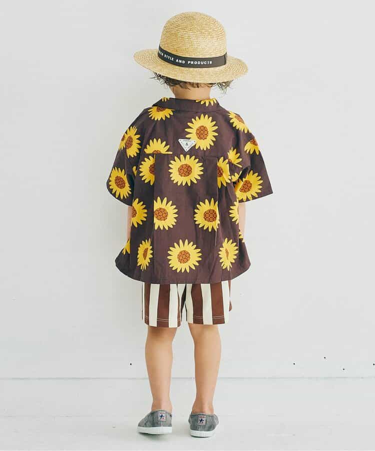Japanese children's clothing p.prem#r summer shirt 80-140cm boys summer TOPS