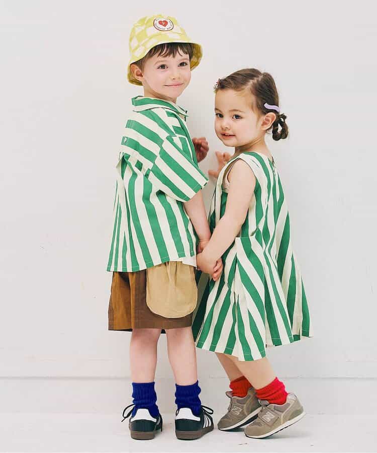 Japanese children's clothing p.prem#r summer shirt 80-140cm boys summer TOPS