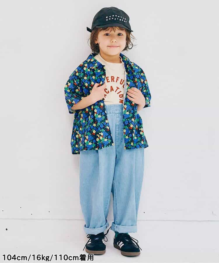 Japanese children's clothing p.prem#r summer shirt 80-140cm boys summer TOPS