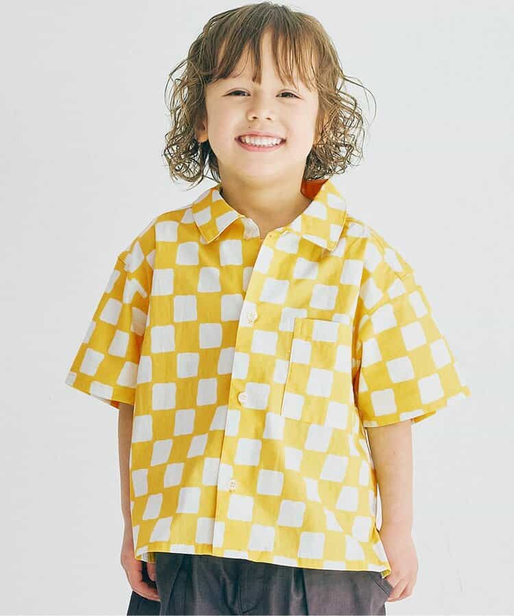 Japanese children's clothing p.prem#r summer shirt 80-140cm boys summer TOPS