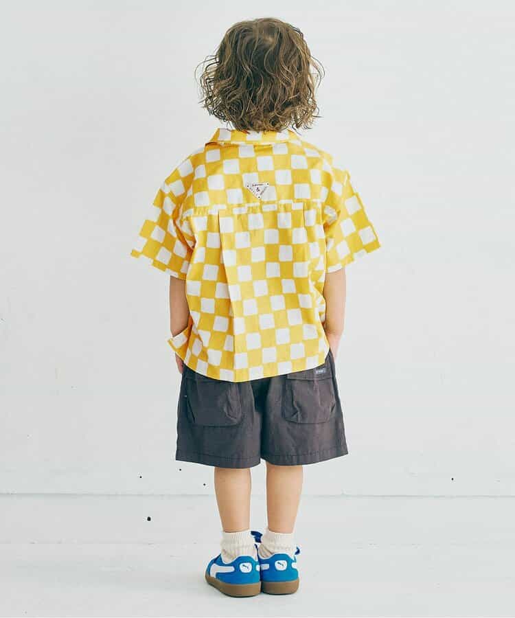 Japanese children's clothing p.prem#r summer shirt 80-140cm boys summer TOPS