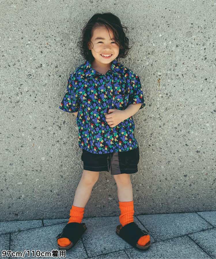 Japanese children's clothing p.prem#r summer shirt 80-140cm boys summer TOPS