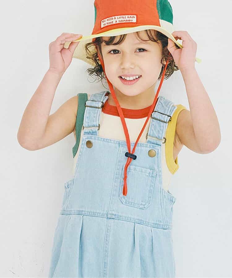 Japanese children's clothing p.prem#r simple ribbed vest 80-140cm boys' summer TOPS