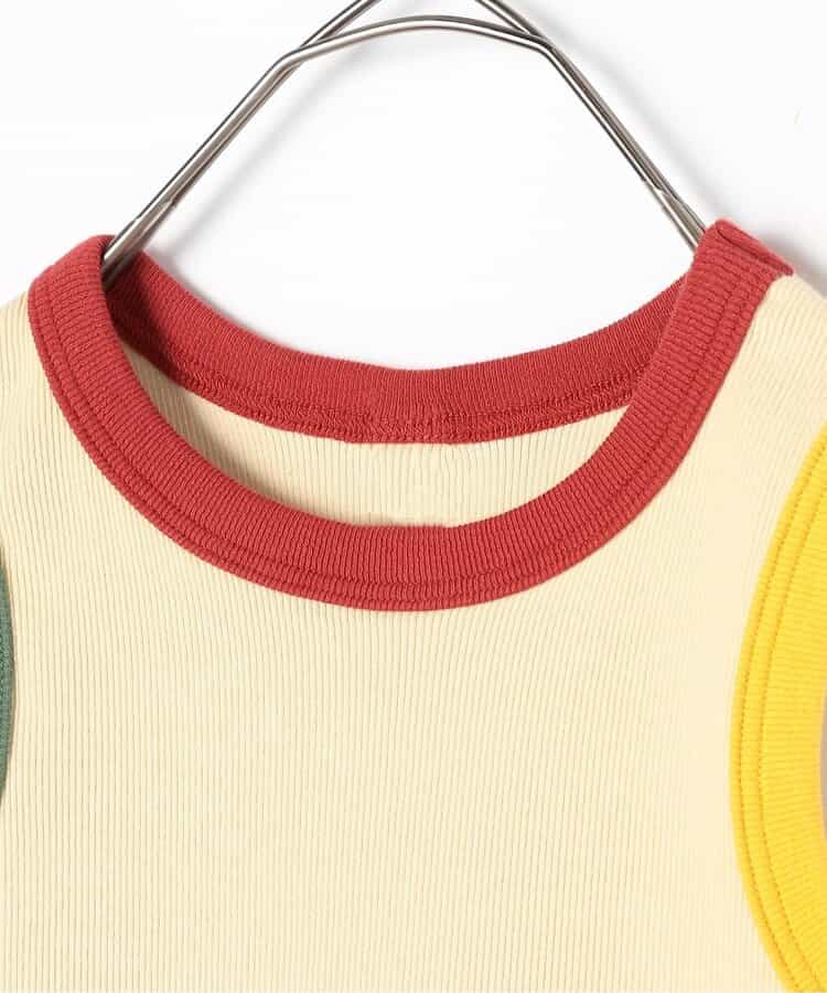 Japanese children's clothing p.prem#r simple ribbed vest 80-140cm boys' summer TOPS