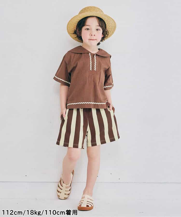 Japanese children's clothing p.prem#r casual shorts 80-140cm boys/girls summer PANTS