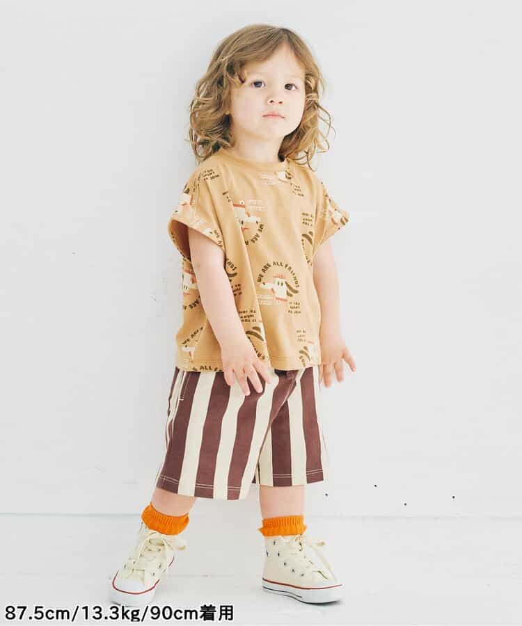 Japanese children's clothing p.prem#r casual shorts 80-140cm boys/girls summer PANTS