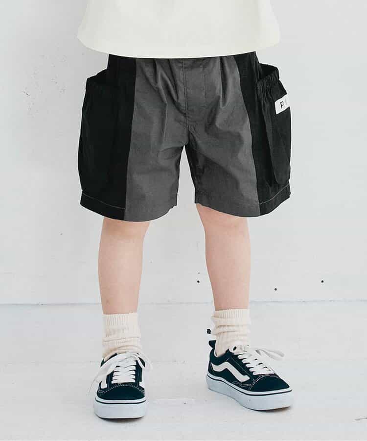 Japanese children's clothing p.prem#r work shorts 80-140cm boys' summer PANTS