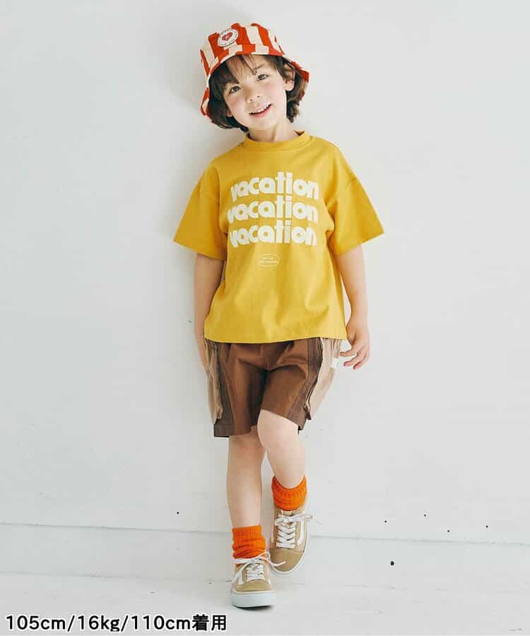 Japanese children's clothing p.prem#r work shorts 80-140cm boys' summer PANTS
