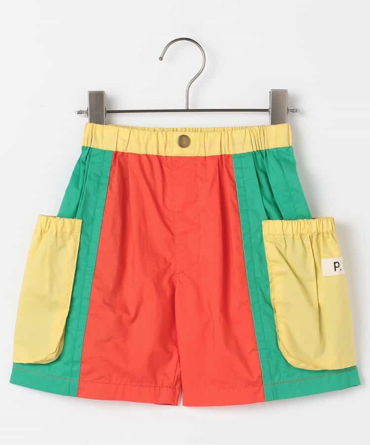 Japanese children's clothing p.prem#r work shorts 80-140cm boys' summer PANTS