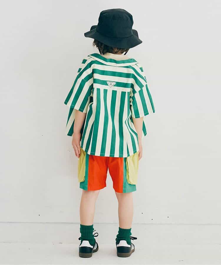 Japanese children's clothing p.prem#r work shorts 80-140cm boys' summer PANTS