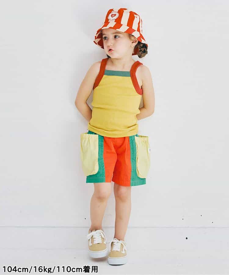 Japanese children's clothing p.prem#r work shorts 80-140cm boys' summer PANTS