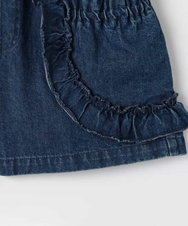 Japanese children's clothing p.prem#r lace pocket shorts 80-140cm girls summer TOPS