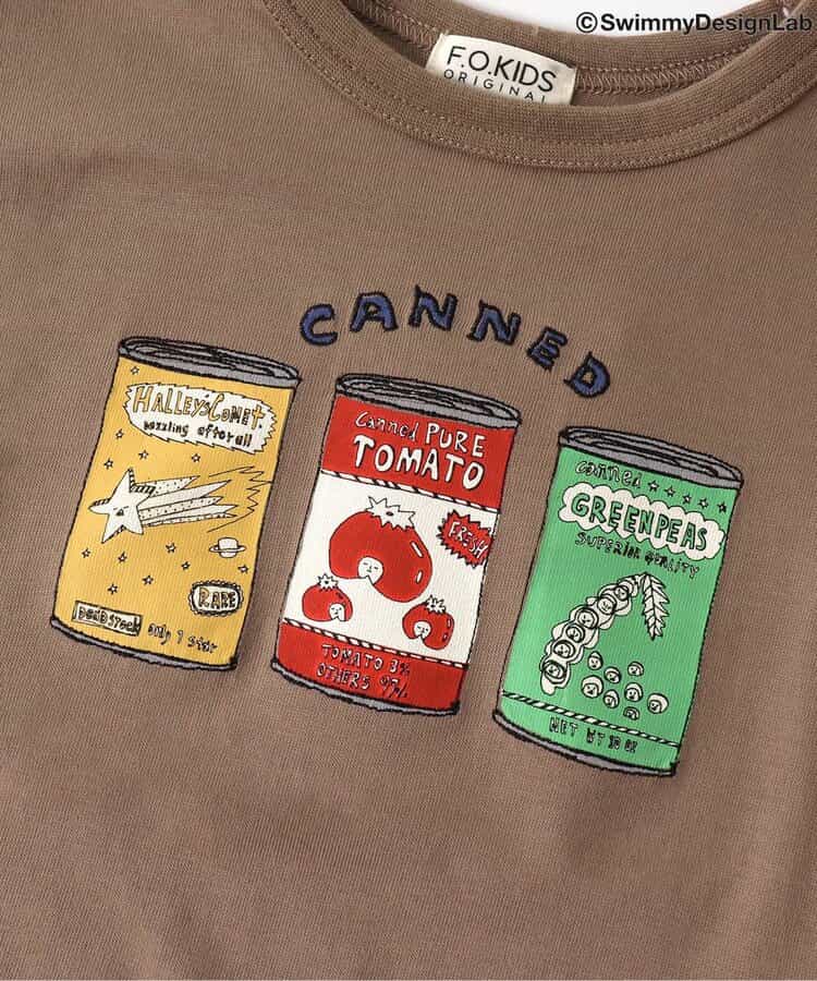 Japanese children's clothing FOKIDS × Swimmy DesignLab HOZONHOZON T-shirt 80-140cm Boys Spring TOPS Other brand children's clothing