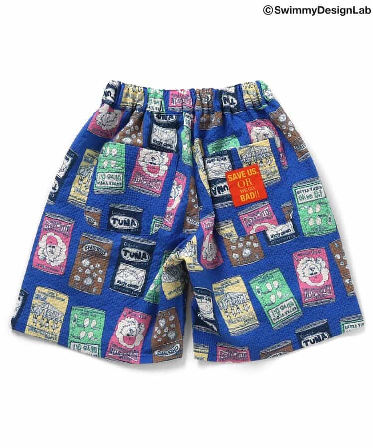 Japanese children's clothing FOKIDS × Swimmy DesignLab HOZONHOZON shorts 80-140cm boys' spring PANTS Other brand children's clothing