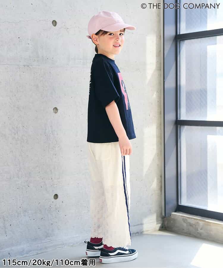 FOKIDS x THE DOG Japanese Children's Clothing: Printed Short-Sleeved Top (80-140cm) for Boys and Girls (Summer) (Other Brands)