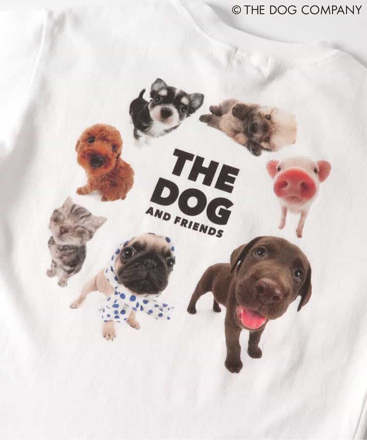 FOKIDS x THE DOG Japanese Children's Clothing: Printed Short-Sleeved Top (80-140cm) for Boys and Girls (Summer) (Other Brands)
