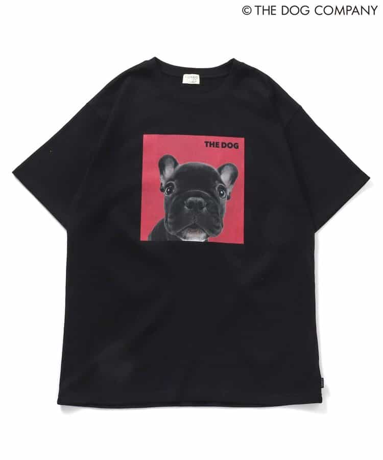 Japanese children's clothing FOKIDS x THE DOG parent-child wear printed short-sleeved top (ML) adult style summer other brand children's clothing TOPS