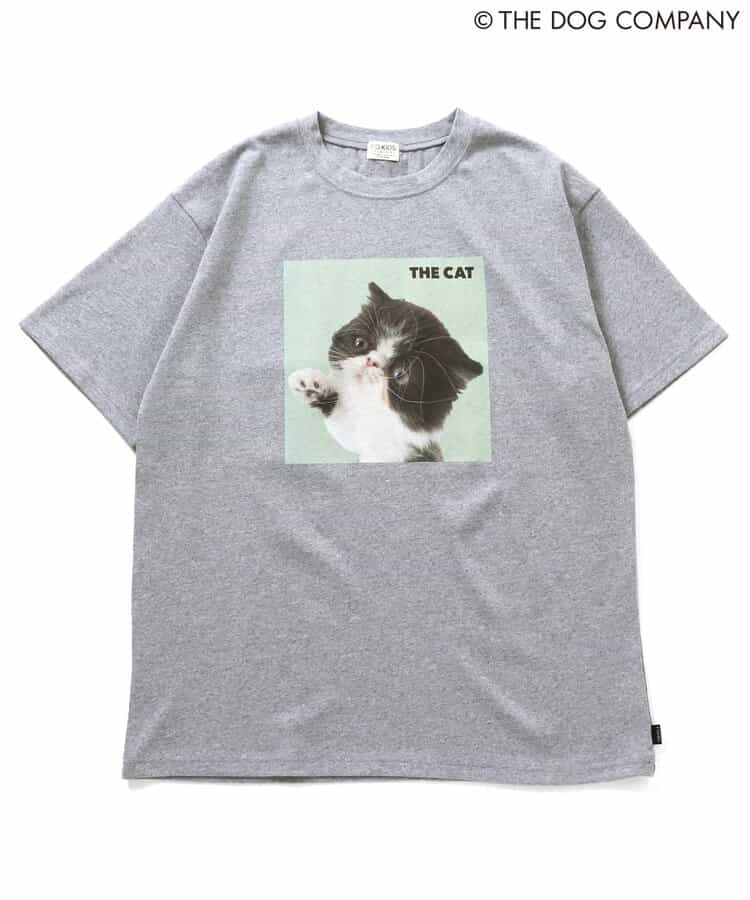 Japanese children's clothing FOKIDS x THE DOG parent-child wear printed short-sleeved top (ML) adult style summer other brand children's clothing TOPS