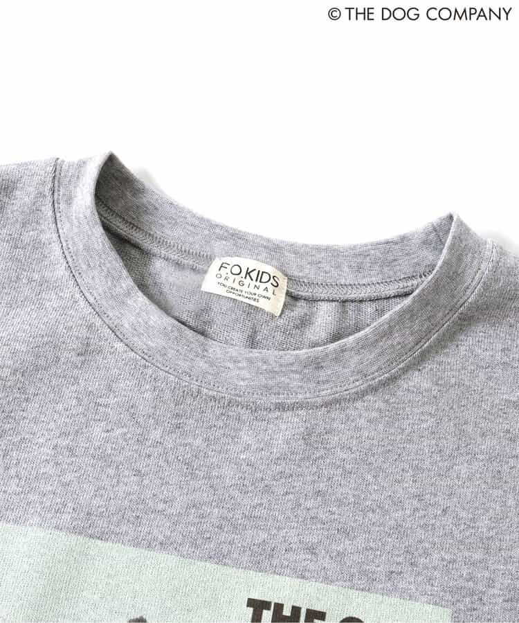 Japanese children's clothing FOKIDS x THE DOG parent-child wear printed short-sleeved top (ML) adult style summer other brand children's clothing TOPS