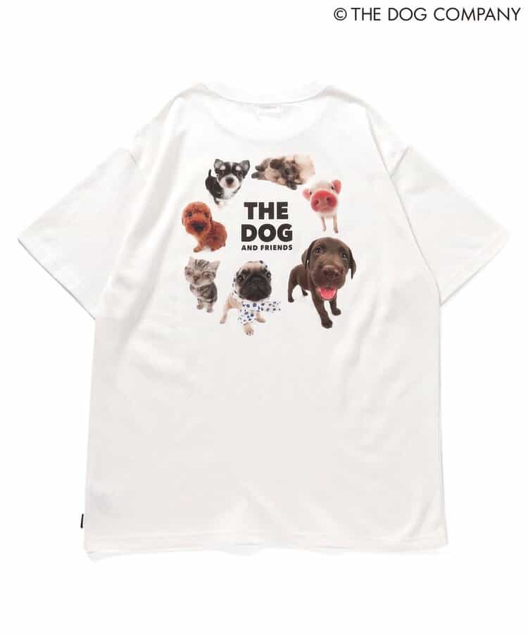 Japanese children's clothing FOKIDS x THE DOG parent-child wear printed short-sleeved top (ML) adult style summer other brand children's clothing TOPS