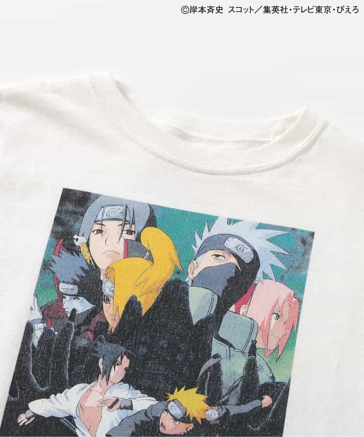 FOKIDS x NARUTO - Japan-made printed short-sleeved tops (100-140cm) for boys and girls. Summer other brand children's clothing TOPS