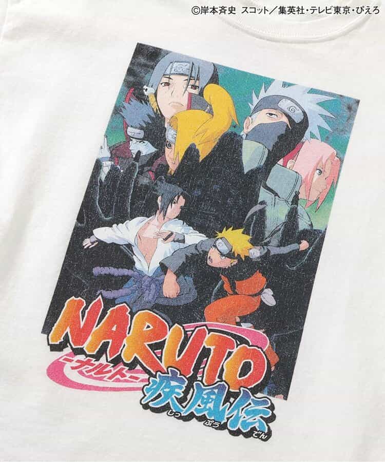 FOKIDS x NARUTO - Japan-made printed short-sleeved tops (100-140cm) for boys and girls. Summer other brand children's clothing TOPS