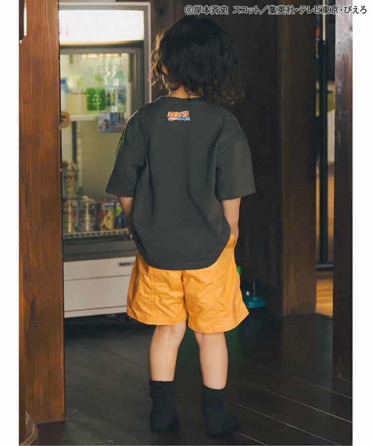FOKIDS x NARUTO - Japan-made printed short-sleeved tops (100-140cm) for boys and girls. Summer other brand children's clothing TOPS