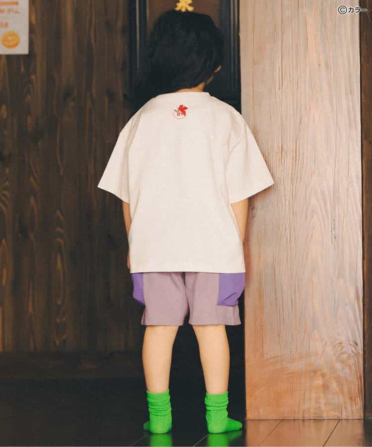 FOKIDS Japan x Neon Genesis Evangelion Print Short-Sleeve Top (100-140cm) for Boys/Girls Summer Other Brands TOPS