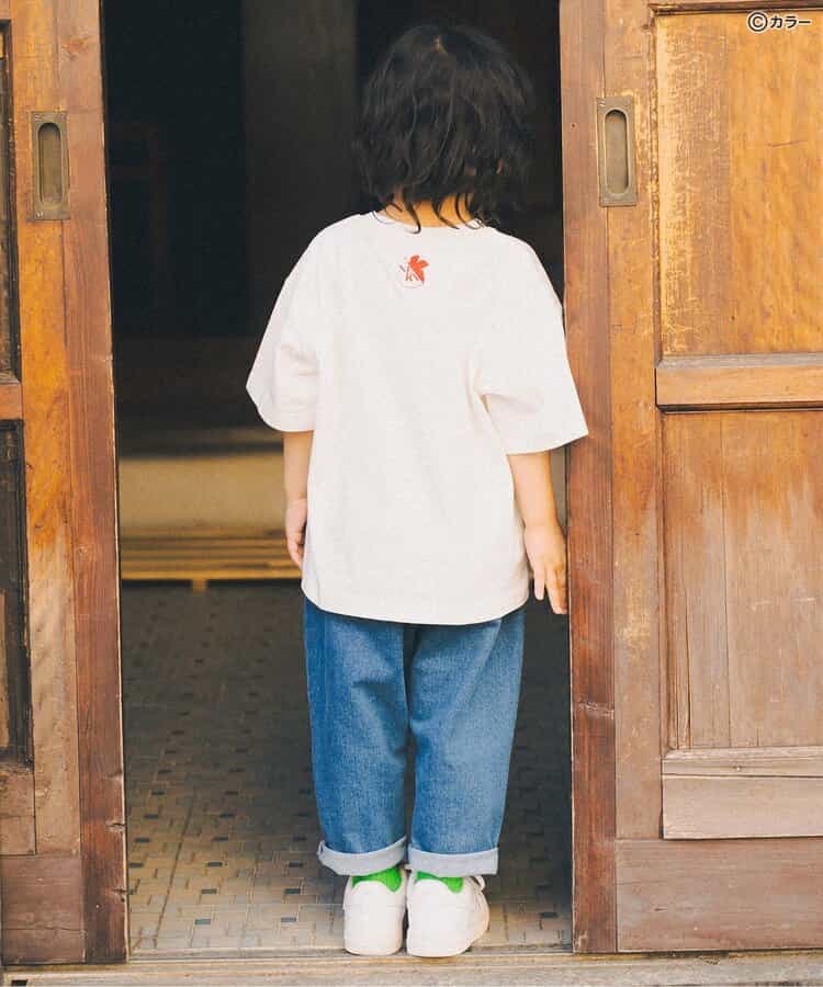 FOKIDS Japan x Neon Genesis Evangelion Print Short-Sleeve Top (100-140cm) for Boys/Girls Summer Other Brands TOPS