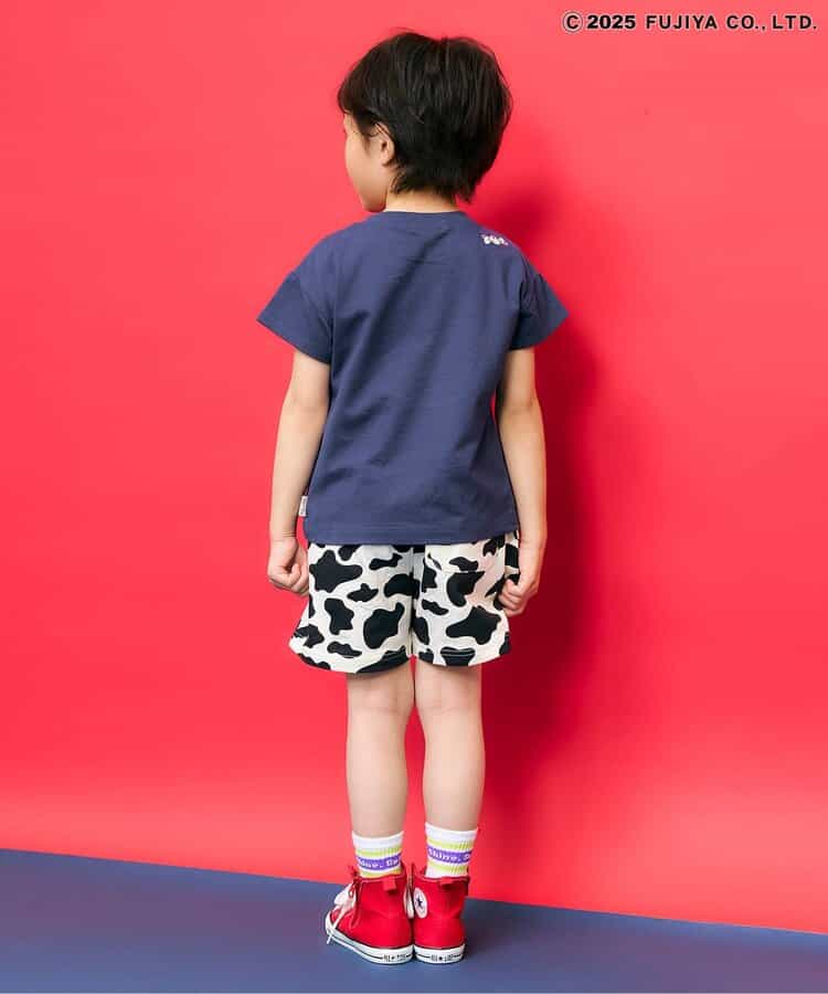 Japanese children's clothing SERAPH x Peko & Poko Milk Girl Print Top 70-140cm Boys/Girls Summer TOPS Other Brand Children's Clothing