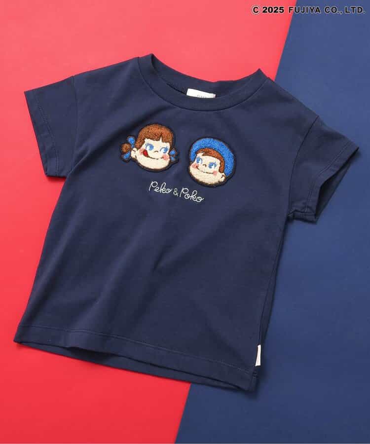 Japanese children's clothing SERAPH x Peko & Poko Milk Girl Print Top 70-140cm Boys/Girls Summer TOPS Other Brand Children's Clothing