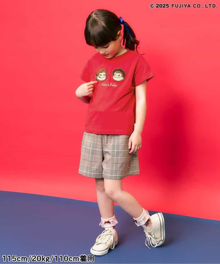 Japanese children's clothing SERAPH x Peko & Poko Milk Girl Print Top 70-140cm Boys/Girls Summer TOPS Other Brand Children's Clothing