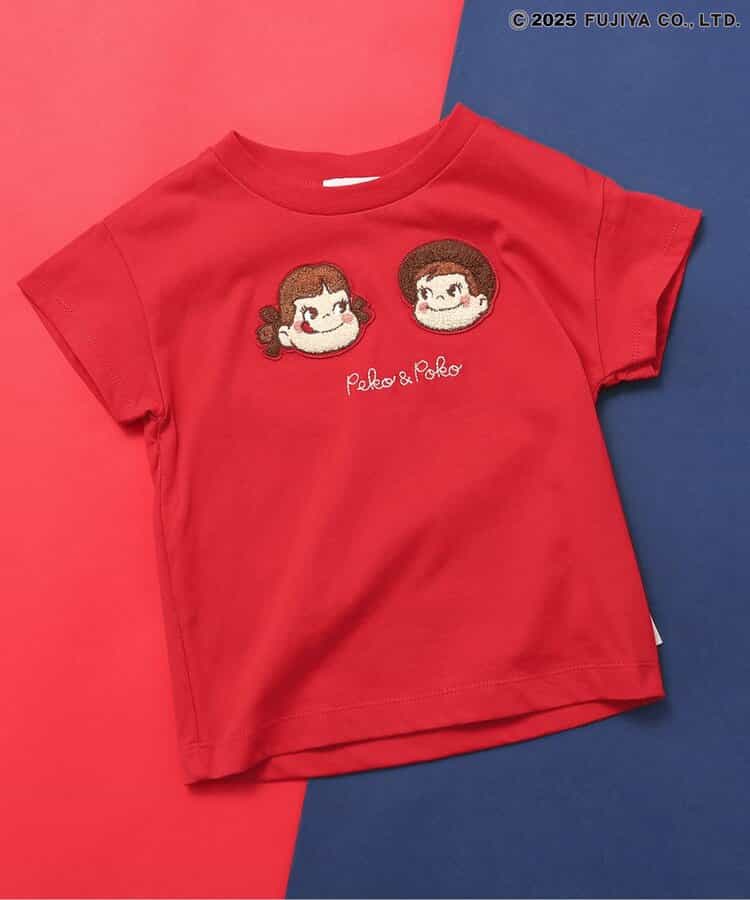 Japanese children's clothing SERAPH x Peko & Poko Milk Girl Print Top 70-140cm Boys/Girls Summer TOPS Other Brand Children's Clothing