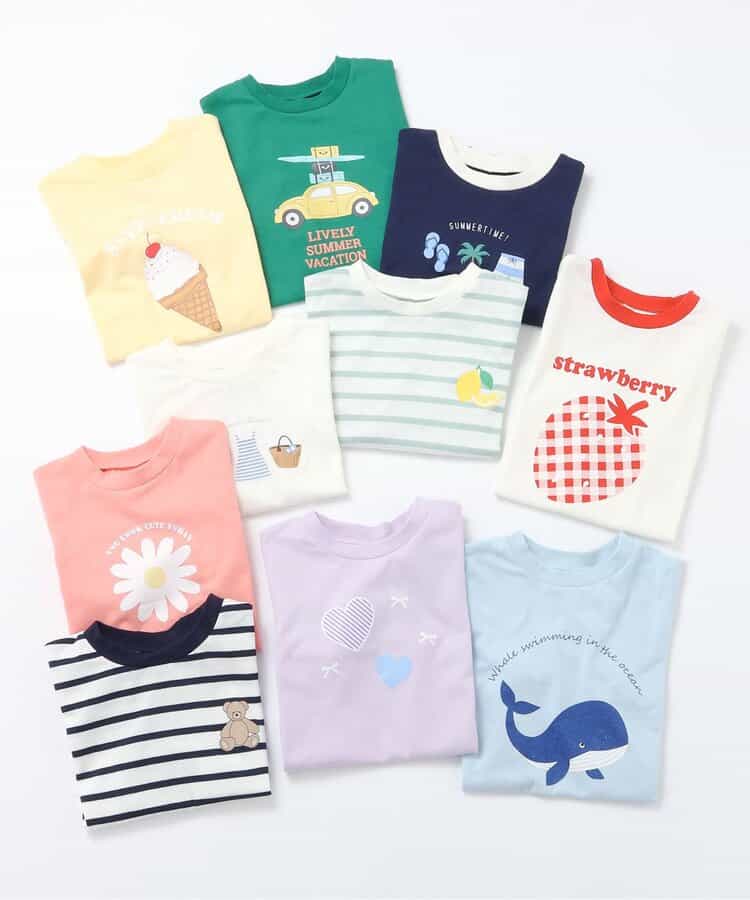 日本童裝 apres les cours 各種圖案印花短袖上衣 80-140cm 男童款/女童款 夏季 TOPS