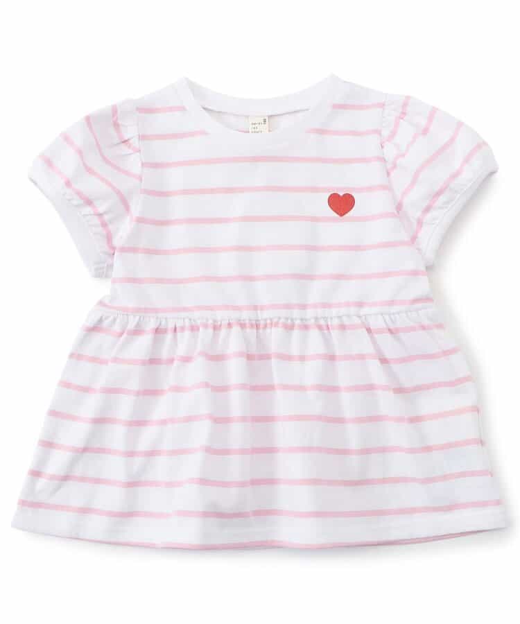 Japanese children's clothing apres les cours ruffled puff sleeve top 80-140cm girls summer TOPS
