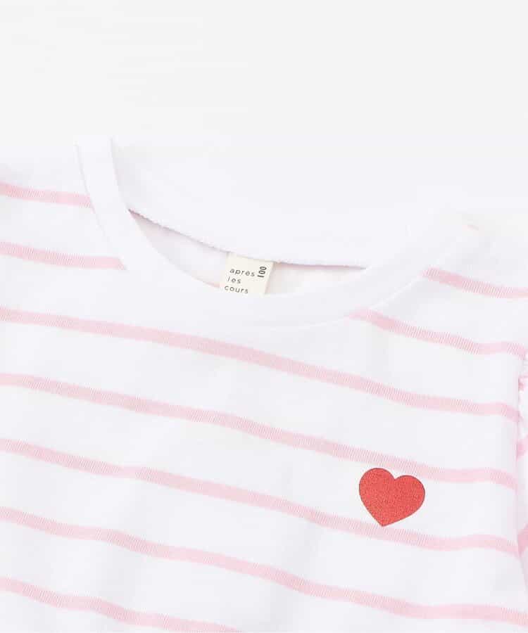 Japanese children's clothing apres les cours ruffled puff sleeve top 80-140cm girls summer TOPS