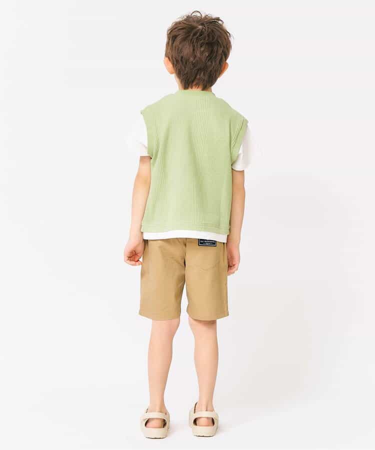 日本童裝 apres les cours 假兩件上衣 80-130cm 男童款 夏季 TOPS