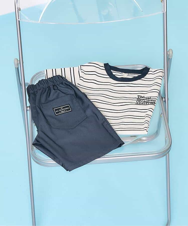 日本童裝 apres les cours 間條上衣 80-130cm 男童款 夏季 TOPS