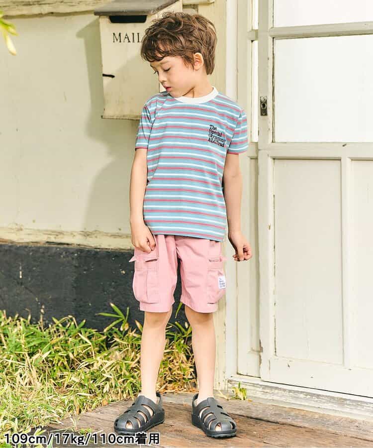 日本童裝 apres les cours 間條上衣 80-130cm 男童款 夏季 TOPS