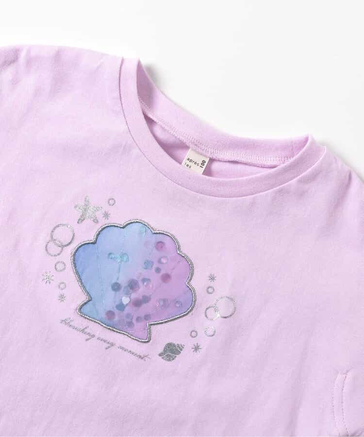 Japanese children's clothing apres les cours cute pattern tops 80-140cm girls summer TOPS