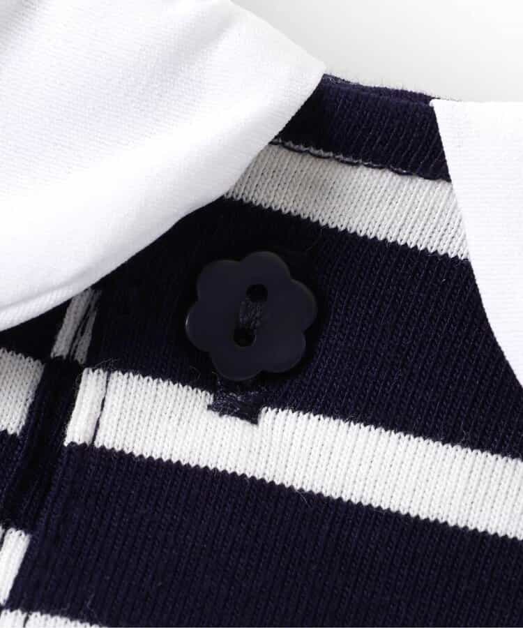 Japanese children's clothing apres les cours striped top 80-140cm girls summer TOPS