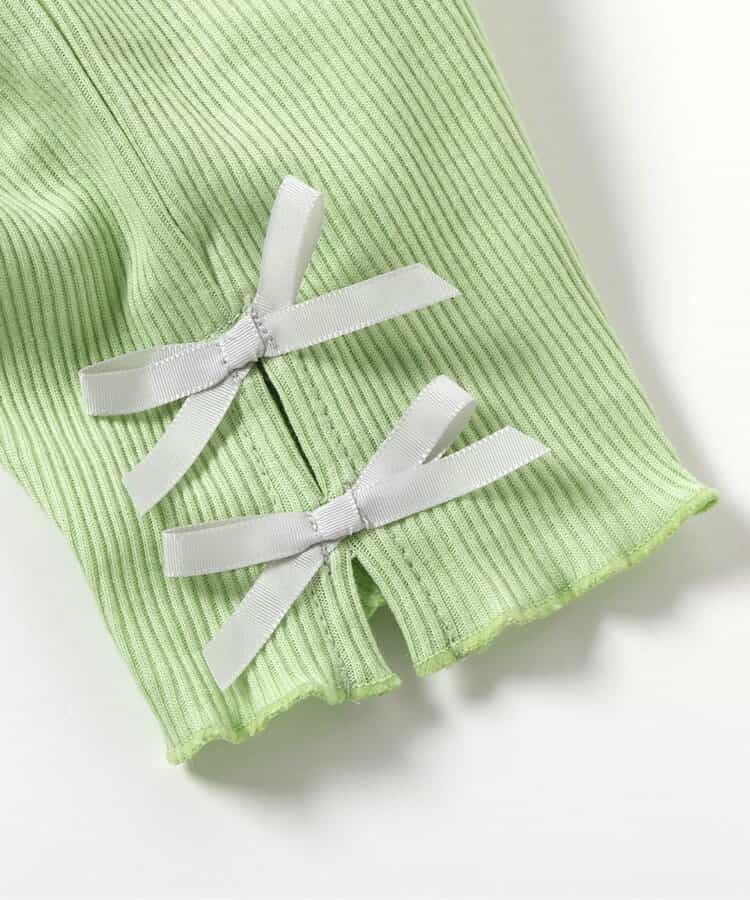 日本童裝 apres les cours 蝴蝶結袖上衣 80-140cm 女童款 夏季 TOPS